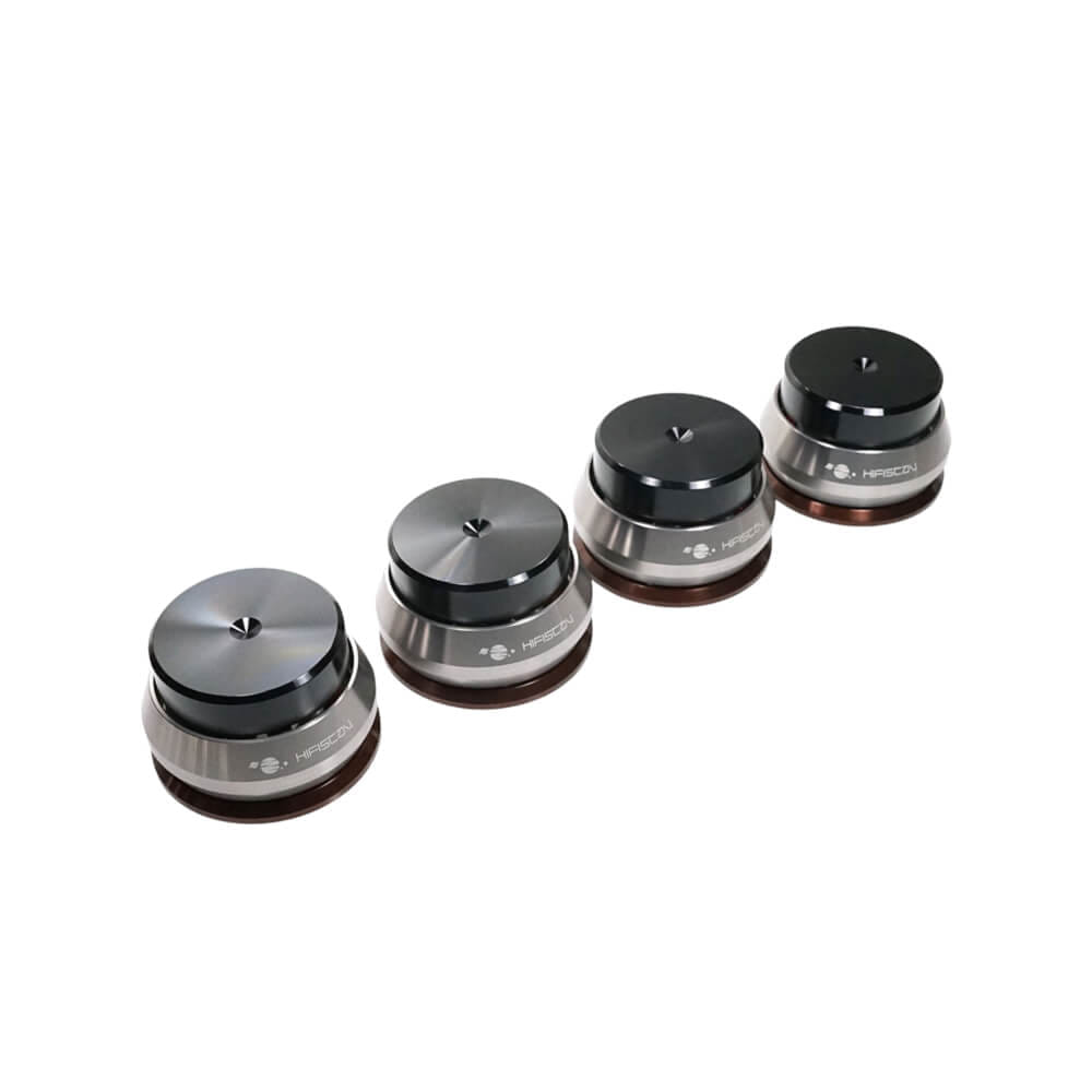 ฐานรองเครื่องเสียง HIFISTAY : GYROTENSION SWING (MEDIUM) (BLACK/SILVER) SET OF 4